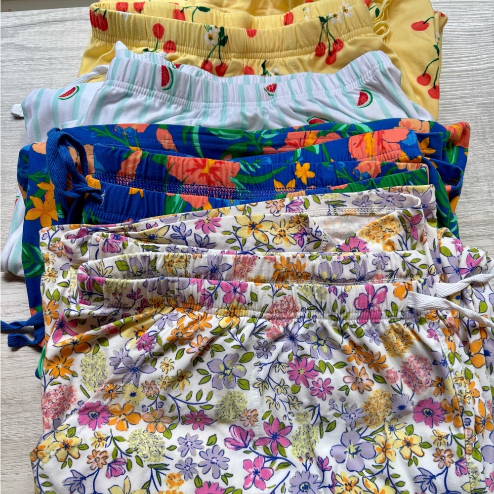 Lot of 4- Sonoma Women's Floral and Fruit Pajama Pants 2X